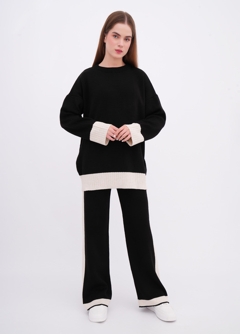 Фото ракурс 1 - Жіночі чорні штани EQUILIBRI артикул W391 039 200 Black FW2025