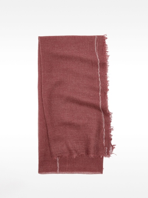 Женский бордовый шарф Parfois артикул 232847 _BU SS2025 Фото ракурс 1 - Женский бордовый шарф Parfois артикул 232847 _BU SS2025