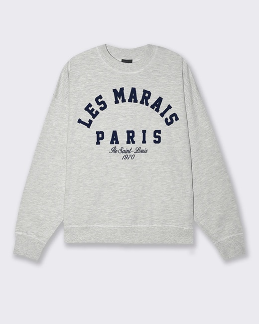 Фото ракурс 3 - Жіночий сірий світшот Piazza Italia артикул 62687 LIGHT GREY MELANGE FW2025