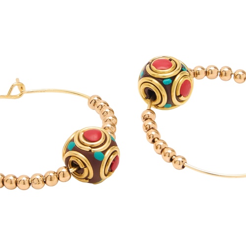 Фото ракурс 2 - Женские разноцветные серьги Parfois артикул 240955 _HM FW2025