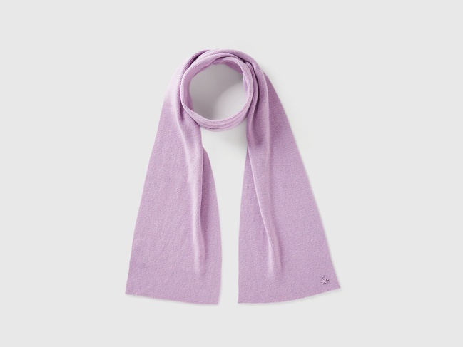 Фото ракурс 1 - Фіолетовий шарф для хлопчиків Benetton артикул 106WCU00V.G 0W1 25A