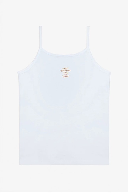 Біло-фіолетова майка для дівчаток Penti артикул PLZHPITR25IY MIX 25SS Фото ракурс 3 - Біло-фіолетова майка для дівчаток Penti артикул PLZHPITR25IY MIX 25SS