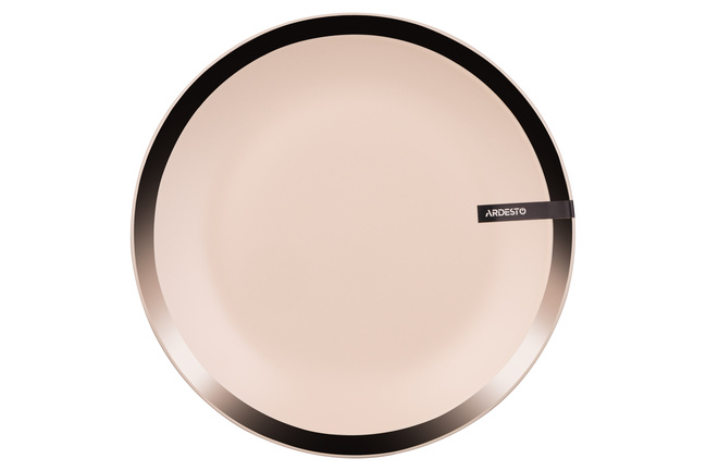 Фото ракурс 2 - Бежева тарілка обідня Ardesto артикул AR2926LCC No color FW2025