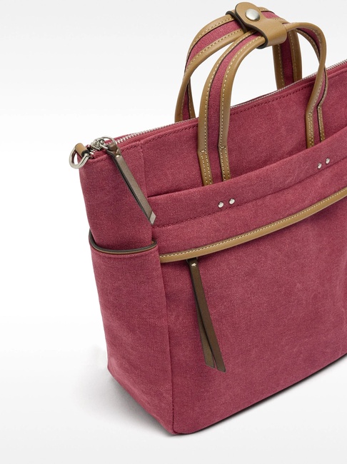 Фото ракурс 3 - Женский красный рюкзак Parfois артикул 234000 _RD FW2025