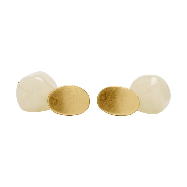 Жіночі золоті сережки Parfois артикул 237411 _GN FW2025 Фото ракурс 2 - Жіночі золоті сережки Parfois артикул 237411 _GN FW2025