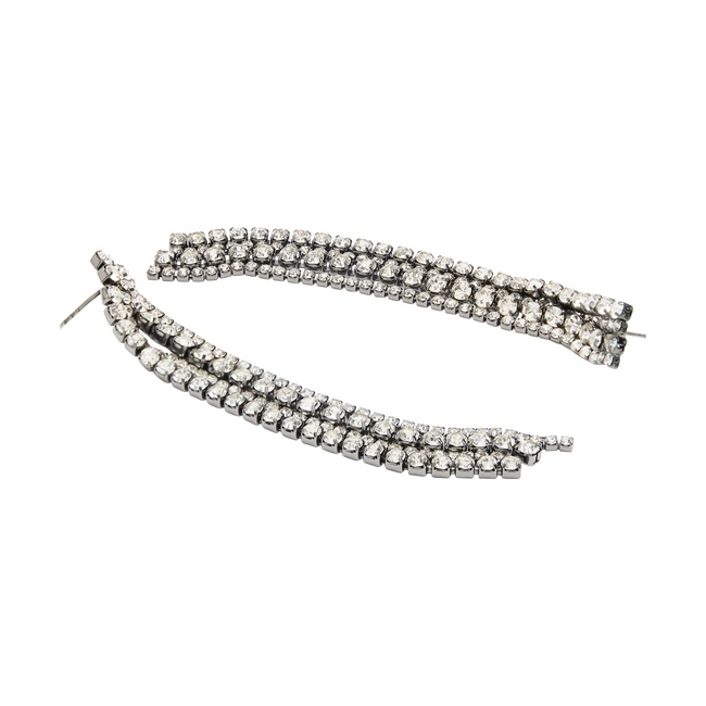 Фото ракурс 2 - Женские серебряные серьги Parfois артикул 242641 _SV FW2025