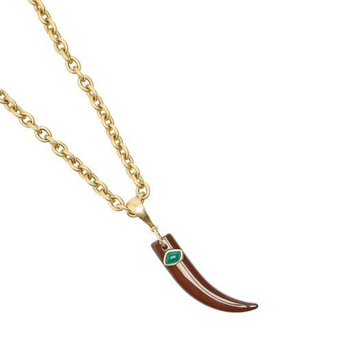 Фото ракурс 2 - Женское золотое ожерелье Parfois артикул 238654 _BU FW2025