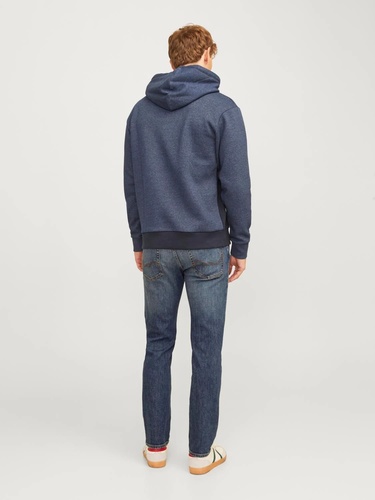 Фото ракурс 2 - Мужские синие джинсы Jack & Jones артикул 12258105 Blue denim FW2024