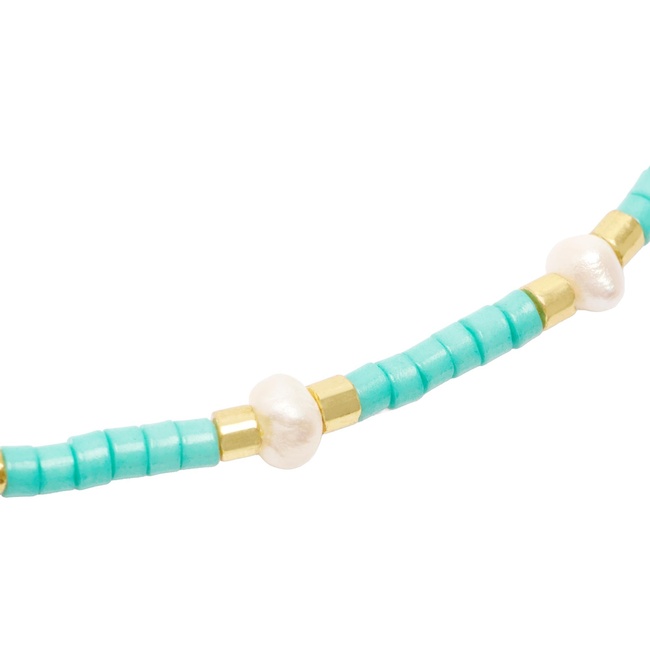 Женский зеленый браслет Parfois артикул 235065 _GN FW2025 Фото ракурс 3 - Женский зеленый браслет Parfois артикул 235065 _GN FW2025