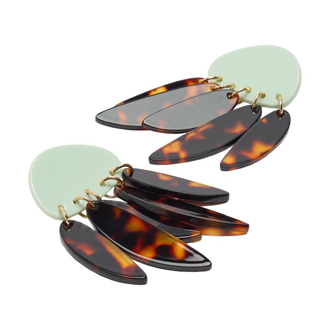 Женские разноцветные серьги Parfois артикул 239634 _HM FW2025 Фото ракурс 2 - Женские разноцветные серьги Parfois артикул 239634 _HM FW2025