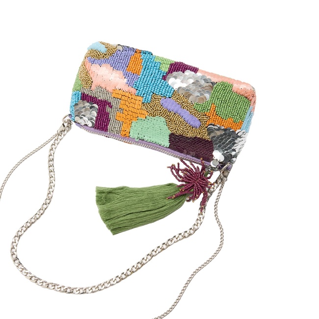 Женская разноцветная сумка Parfois артикул 231830 _DM FW2025 Фото ракурс 3 - Женская разноцветная сумка Parfois артикул 231830 _DM FW2025