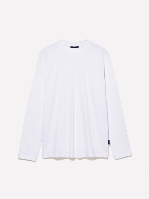 Фото ракурс 5 - Мужской белый реглан Benetton артикул 3B7SS1045 101 24A