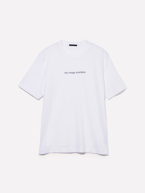 Мужская белая футболка Benetton артикул 3I1XS103W 901 24A Фото ракурс 4 - Мужская белая футболка Benetton артикул 3I1XS103W 901 24A