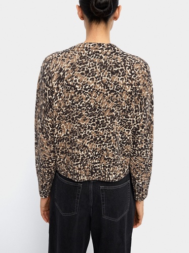 Фото ракурс 2 - Жіночий коричневий кардиган Parfois артикул 238412 _BM FW2025