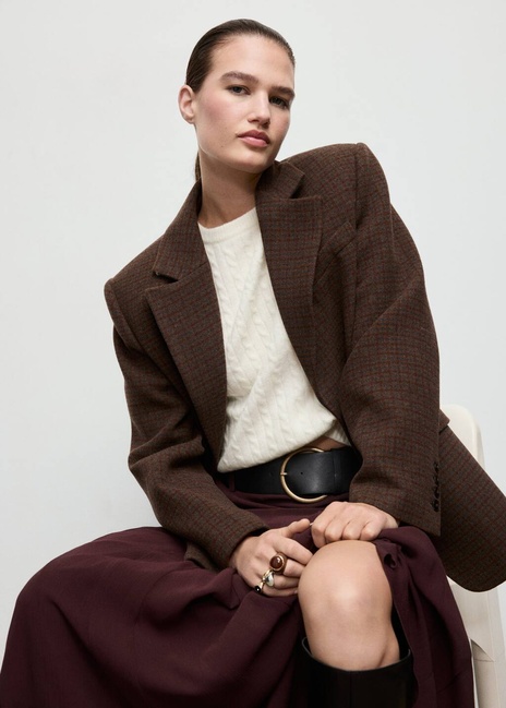 Фото ракурс 5 - Жіночий молочний джемпер Mango артикул 17047781 05 1 season