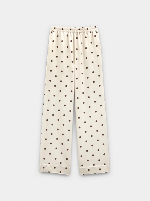 Женские молочные штаны Parfois артикул 240783 _BM FW2025 Фото ракурс 4 - Женские молочные штаны Parfois артикул 240783 _BM FW2025