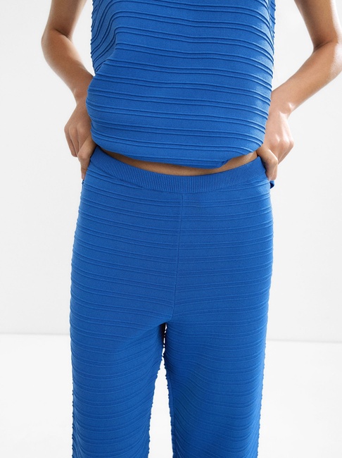 Фото ракурс 5 - Женские синие штаны Parfois артикул 232381 RBX SS2025