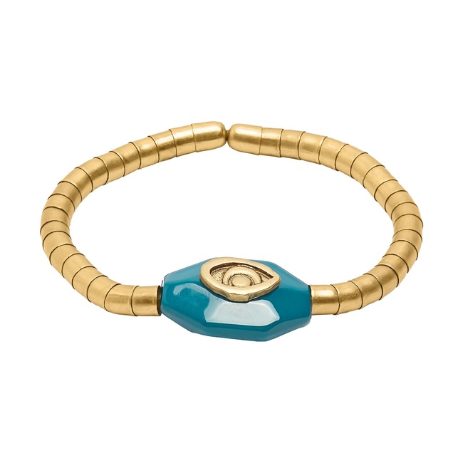 Женский золотой браслет Parfois артикул 238721 _GD FW2025 Фото ракурс 1 - Женский золотой браслет Parfois артикул 238721 _GD FW2025