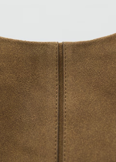 Женская коричневая сумка Mango артикул 17071184 31 1 season Фото ракурс 4 - Женская коричневая сумка Mango артикул 17071184 31 1 season