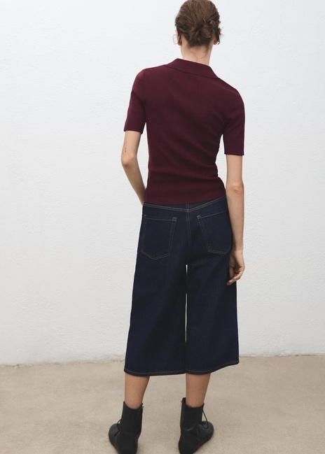 Фото ракурс 2 - Жіночий бордовий джемпер Mango артикул 17065981 77 1 season