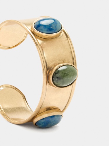 Фото ракурс 2 - Жіночий золотий браслет Parfois артикул 237468 _HM FW2025