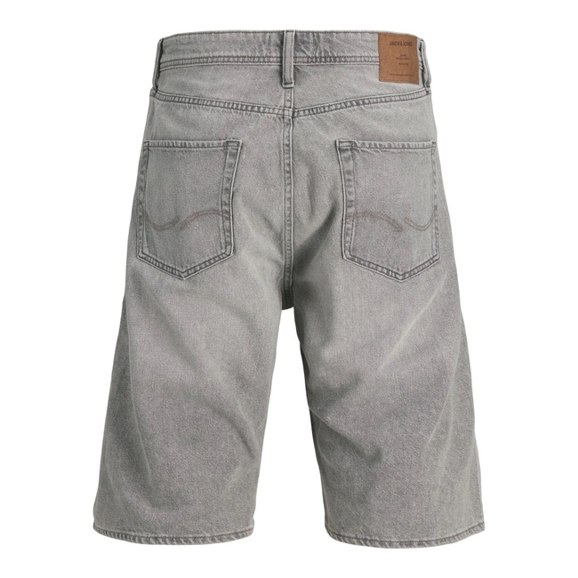 Мужские серые шорты Jack & Jones артикул 12272555 GREY DENIM FW2025 Фото ракурс 2 - Мужские серые шорты Jack & Jones артикул 12272555 GREY DENIM FW2025