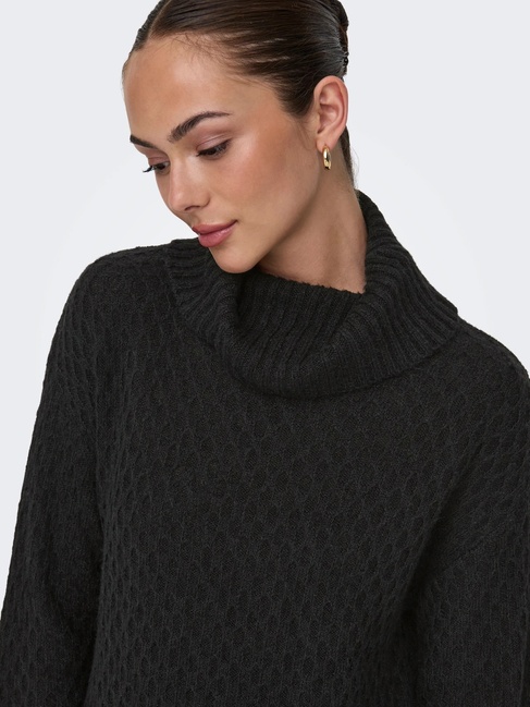 Фото ракурс 7 - Жіноча чорна сукня Only артикул 15328357 Black FW2025