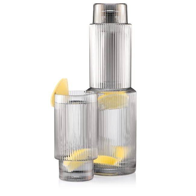 Фото ракурс 6 - Серый набор стаканов высоких Ardesto артикул AR2638SG No color FW2025