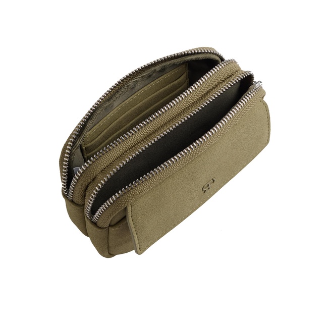 Женский зеленый кошелёк Parfois артикул 229823 _KK SS2025 Фото ракурс 3 - Женский зеленый кошелёк Parfois артикул 229823 _KK SS2025