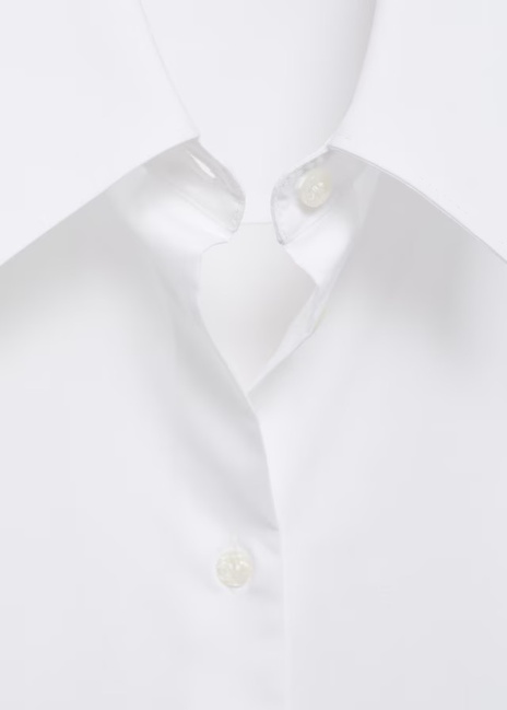 Фото ракурс 7 - Жіноча молочна сорочка Mango артикул 17044085 02 1 season