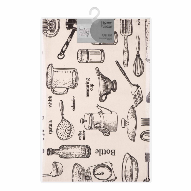 Бежева серветка сервірувальна Ardesto артикул ART06KN No color FW2025 Фото ракурс 1 - Бежева серветка сервірувальна Ardesto артикул ART06KN No color FW2025