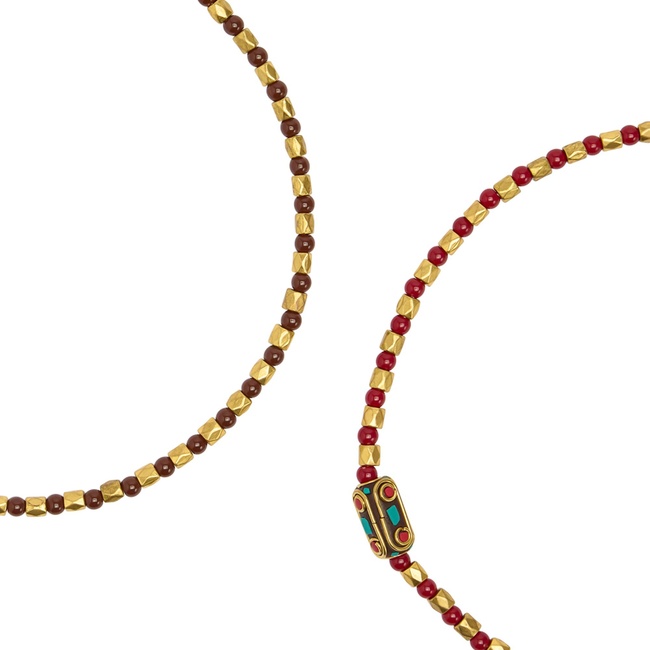 Фото ракурс 2 - Жіноче золотe намисто Parfois артикул 240938 _HM FW2025