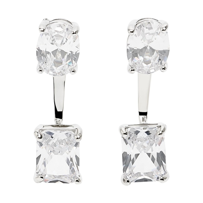 Женские серебряные серьги Parfois артикул 233957 _SV FW2025 Фото ракурс 2 - Женские серебряные серьги Parfois артикул 233957 _SV FW2025