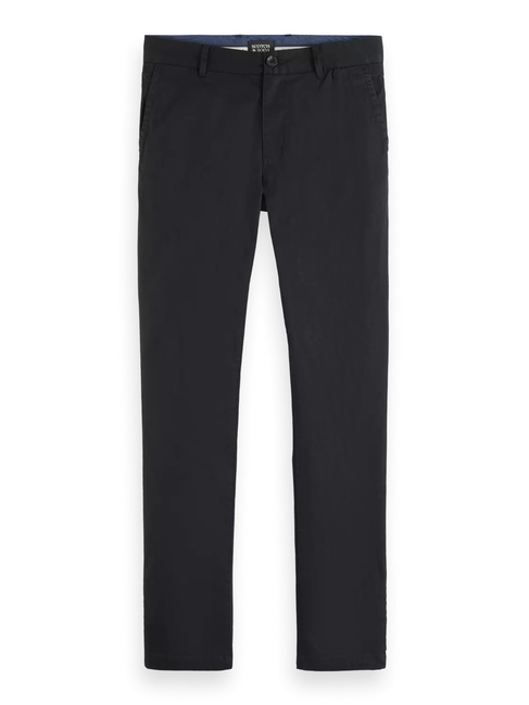 Мужские черные брюки SCOTCH & SODA артикул 179177 001 FW2024 Фото ракурс 1 - Мужские черные брюки SCOTCH & SODA артикул 179177 001 FW2024