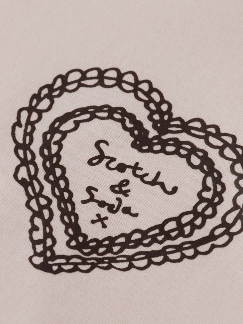 Женская розовая футболка SCOTCH & SODA артикул U9A00888T U634 FW2025 Фото ракурс 6 - Женская розовая футболка SCOTCH & SODA артикул U9A00888T U634 FW2025