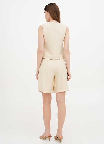 Фото ракурс 2 - Жіночі бежеві шорти EQUILIBRI артикул W491 067 400 Beige SS2025