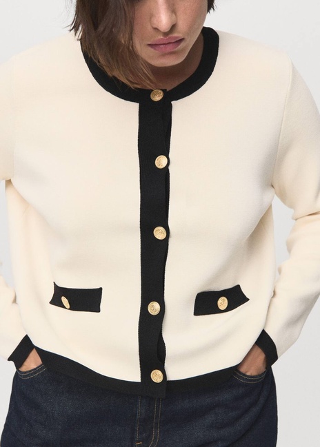 Фото ракурс 7 - Жіночий молочний жакет Mango артикул 17085821 05 1 season