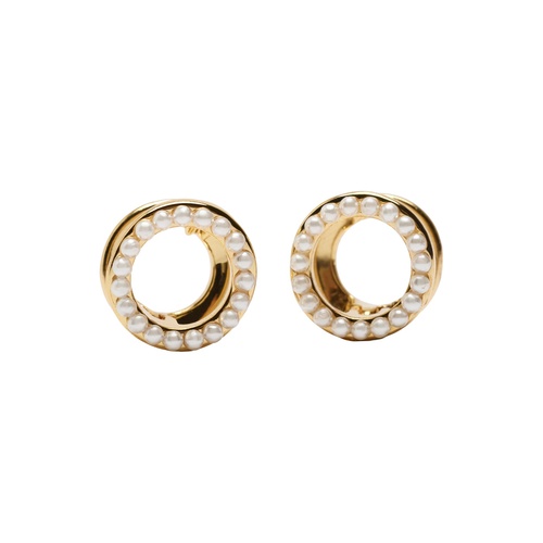 Фото ракурс 2 - Женские золотые серьги Parfois артикул 239746 _GD FW2025