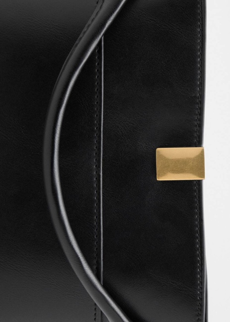 Фото ракурс 4 - Женская черная сумка Mango артикул 17004449 99 1 season