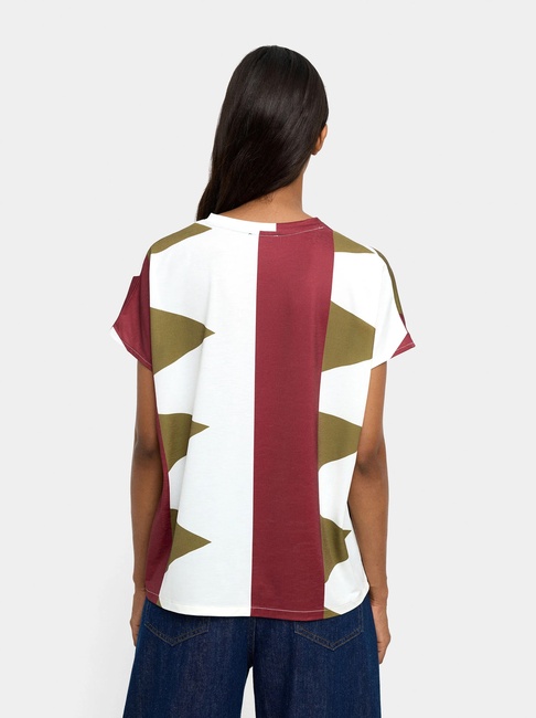 Жіноча різнокольорова блузка Parfois артикул 240931 _BU FW2025 Фото ракурс 2 - Жіноча різнокольорова блузка Parfois артикул 240931 _BU FW2025