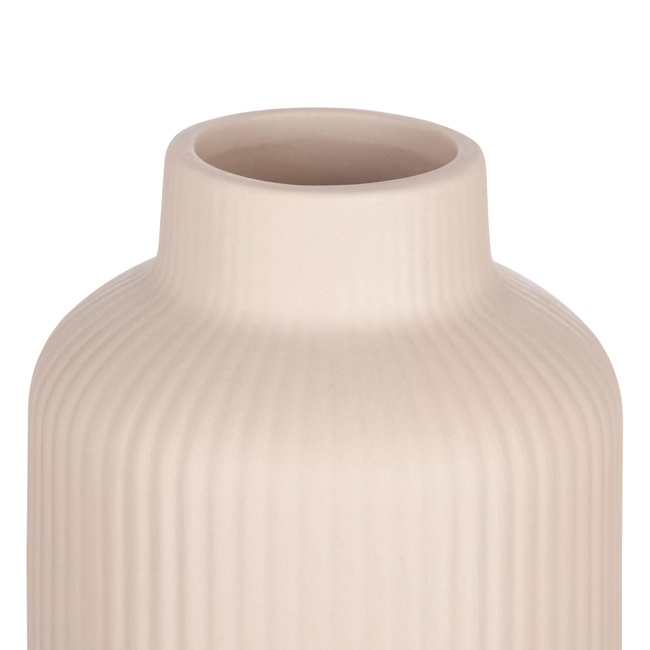 Фото ракурс 3 - Бежевая ваза Ardesto артикул AR3804B No color FW2025