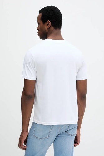 Фото ракурс 2 - Чоловіча біла футболка Benetton артикул 3I1XU1096 915 25P