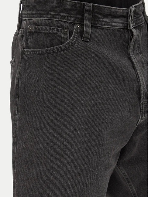 Фото ракурс 4 - Мужские черные шорты Jack & Jones артикул 12269532 black denim FW2025