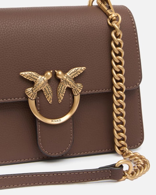 Фото ракурс 3 - Женская коричневая сумка Pinko артикул 100071-A2JZ LE2Q FW2025