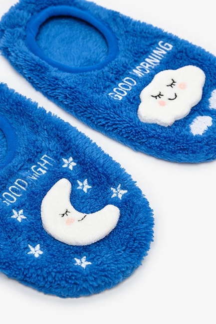 Фото ракурс 2 - Женские синие тапочки Penti артикул PNQV7GYM24SK BL8 24FW