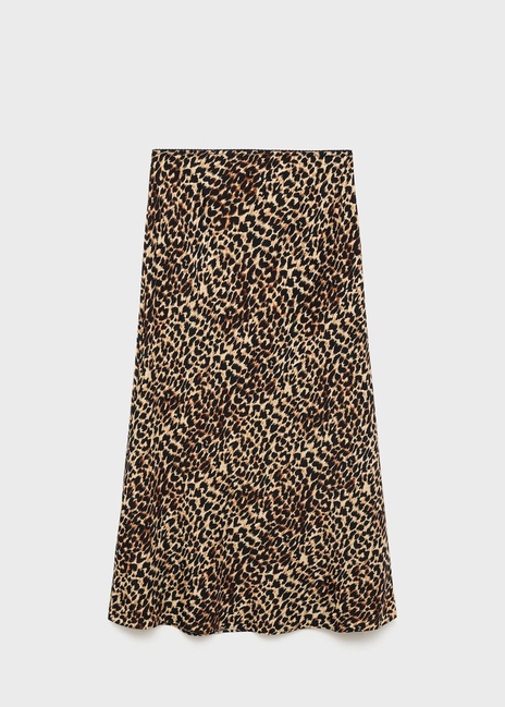 Женская коричневая юбка Mango артикул 17062927 30 1 season Фото ракурс 3 - Женская коричневая юбка Mango артикул 17062927 30 1 season