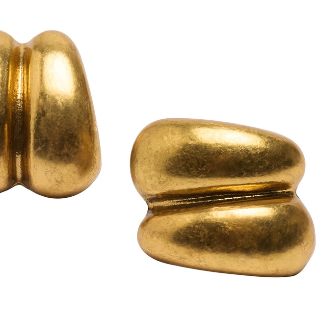 Фото ракурс 2 - Жіночі золоті сережки Parfois артикул 241004 _GD FW2025