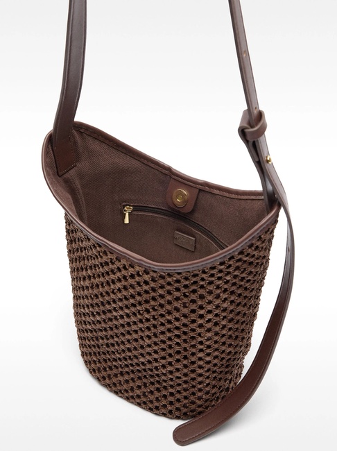 Женская коричневая сумка Parfois артикул 231514 _BN SS2025 Фото ракурс 3 - Женская коричневая сумка Parfois артикул 231514 _BN SS2025