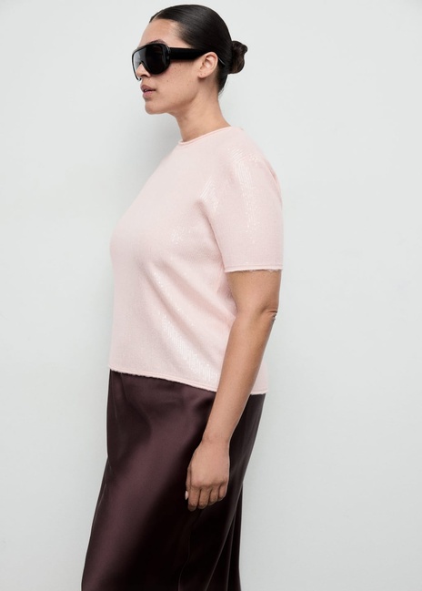 Фото ракурс 7 - Жіночий рожевий джемпер Mango артикул 17009127 81 1 season