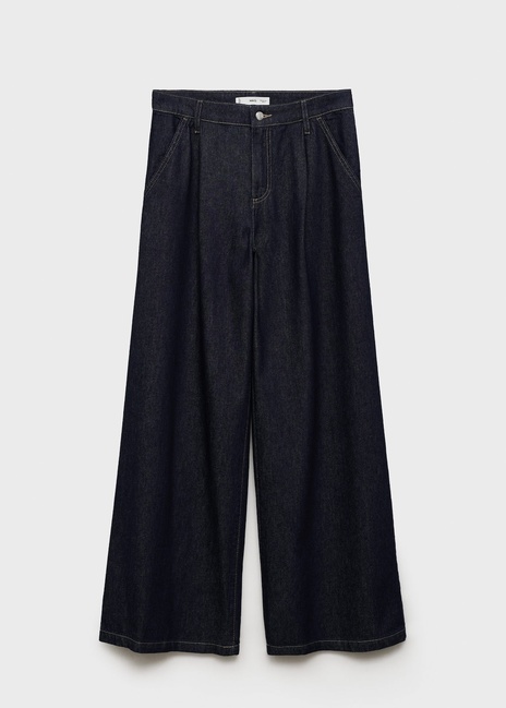 Женские синие джинсы Mango артикул 17014096 TO 1 season Фото ракурс 3 - Женские синие джинсы Mango артикул 17014096 TO 1 season